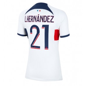 Paris Saint-Germain Lucas Hernandez #21 Replika Udebanetrøje Dame 2023-24 Kortærmet